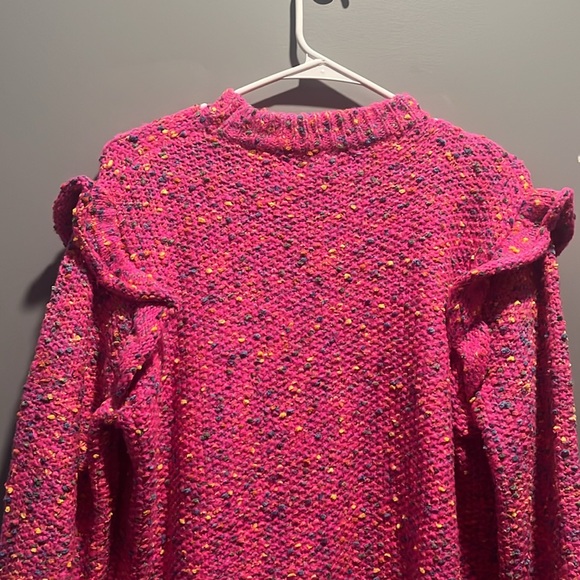 Women’s Confetti Ruffle Sweater - Picture 8 of 15